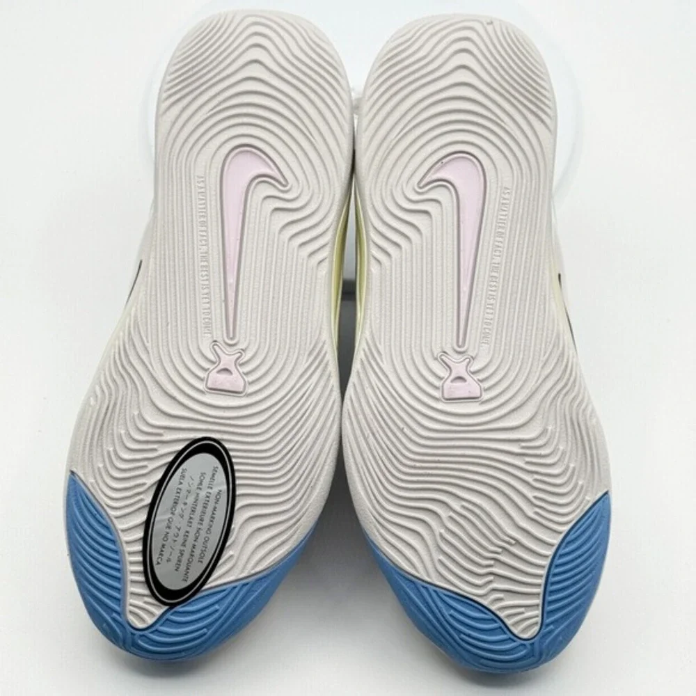 Nike‎ A'ja Wilson A'One Basketball Shoes GS Kids Size 6.5 Grey/Blue, New